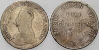 Preußen 1/6 Taler=4 Groschen Friedrich Wilhelm III. 1797-1840. -