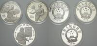 China 3 x 10 Yuan GROßE PERSÖNLICHKEITEN DER WELT -