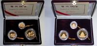 China 3er Set mit 50, 25 und 10 Yuan PANDA -