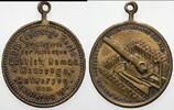 Erster Weltkrieg Tragbare Messingmedaille -