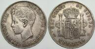 Spanien 5 Peseten Alfons XIII. 1886-1931. -