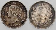 Kanada 5 Cent Victoria.1837-1901 -