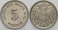 Kleinmünzen-Kaiserreich 5 Pfennig Grosser Adler -