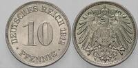 Kleinmünzen-Kaiserreich 10 Pfennig Grosser Adler -
