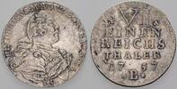 Brandenburg-Bayreuth 1/6 Taler Friedrich, 1735-1763 -