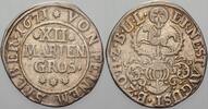 Osnabrück-Bistum 12 Mariengroschen Ernst August I. 1662-1698. -