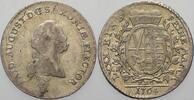 Sachsen-Albertinische Linie 1/6 Taler (1/8 Konventionstaler) Friedrich August III. 1763-1806. -