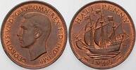 Großbritannien 1/2 Penny George VI. 1936-1952. -