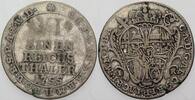 Münster-Bistum 1/6 Taler Klemens August von Bayern 1723-1761. -