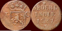 1 Cent NEDERLAND (NETHERLANDS, KINGDOM) - NEDERLANDS OOST-INDIË (DUTCH EAST INDIES) - WILLEM I, 1815-1840 - 1837 J, Soerabaia -