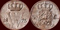 Koninkrijk der Nederlanden ½ Cent NEDERLAND (NETHERLANDS, KINGDOM) - WILLEM III, 1849-1890 - -