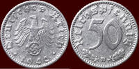  50 Pfennig 1940 D GERMANY - DRITTE REICH, 1933-1945 -  1940 D, M&uuml;nchen ... 5,00 EUR  Excl. 8,50 EUR Verzending