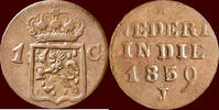 1 Cent NEDERLAND (NETHERLANDS, KINGDOM) - NEDERLANDS OOST-INDIË (DUTCH EAST INDIES) - WILLEM I, 1815-1840 - 1839 J, Soerabaia -