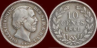 Koninkrijk der Nederlanden 10 Cents NEDERLAND (NETHERLANDS, KINGDOM) - WILLEM III, 1849-1890 - -