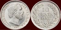 Koninkrijk der Nederlanden 10 Cents NEDERLAND (NETHERLANDS, KINGDOM) - WILLEM III, 1849-1890 - -