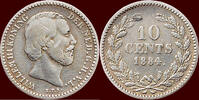 Koninkrijk der Nederlanden 10 Cents NEDERLAND (NETHERLANDS, KINGDOM) - WILLEM III, 1849-1890 - -