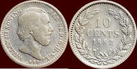 Koninkrijk der Nederlanden 10 Cents NEDERLAND (NETHERLANDS, KINGDOM) - WILLEM III, 1849-1890 - -