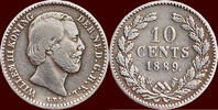 Koninkrijk der Nederlanden 10 Cents NEDERLAND (NETHERLANDS, KINGDOM) - WILLEM III, 1849-1890 - -