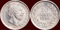 Koninkrijk der Nederlanden 10 Cents NEDERLAND (NETHERLANDS, KINGDOM) - WILLEM III, 1849-1890 - -