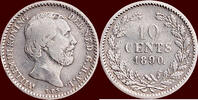 Koninkrijk der Nederlanden 10 Cents NEDERLAND (NETHERLANDS, KINGDOM) - WILLEM III, 1849-1890 - -