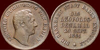 1 Kreuzer GERMANY - BADEN, GROSHERTOGTUM - FRIEDRICH I, 1852-1907 - 1861, Karlsruhe -