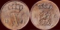 Koninkrijk der Nederlanden 1 Cent NEDERLAND (NETHERLANDS, KINGDOM) - WILLEM III, 1849-1890 - -