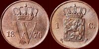 Koninkrijk der Nederlanden 1 Cent NEDERLAND (NETHERLANDS, KINGDOM) - WILLEM III, 1849-1890 - -