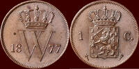 Koninkrijk der Nederlanden 1 Cent NEDERLAND (NETHERLANDS, KINGDOM) - WILLEM III, 1849-1890 - -