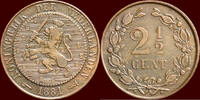 Koninkrijk der Nederlanden 2 ½ Cent NEDERLAND (NETHERLANDS, KINGDOM) - WILLEM III, 1849-1890 - -