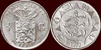  ¼ Gulden 1854 NEDERLAND (NETHERLANDS, KINGDOM) - NEDERLANDS OOST-INDIË ... 100,00 EUR  plus 8,50 EUR verzending