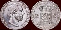 Koninkrijk der Nederlanden 2 ½ Gulden NEDERLAND (NETHERLANDS, KINGDOM) - WILLEM III, 1849-1890 - -