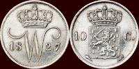 Koninkrijk der Nederlanden 10 Cents NEDERLAND (NETHERLANDS, KINGDOM) - WILLEM I, 1815-1840 - 1827, Utrecht -