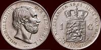 Koninkrijk der Nederlanden 1 Gulden NEDERLAND (NETHERLANDS, KINGDOM) - WILLEM III, 1849-1890 - -