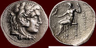 AS SELEUKID KINGDOM OF SYRIA - SELEUKOS I NIKATOR, 312-280 BC / ANTIOCHOS I SOTER AS CROWN PRINCE - AR Tetradrachm, Seleukia ad Tig -