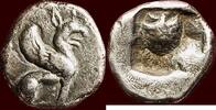 AR 1/8 Stater IONIA, TEOS - or trihemiobol, circa 525-510 BC -