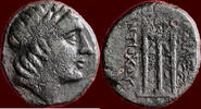 AE SELEUKID KINGDOM OF SYRIA - ANTIOCHOS III MEGAS, 222-187 BC - LYDIA - AE 20, Sardeis -