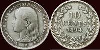 Koninkrijk der Nederlanden 10 Cents NEDERLAND (NETHERLANDS, KINGDOM) - WILHELMINA, 1890-1948 - -