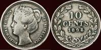 Koninkrijk der Nederlanden 10 Cents NEDERLAND (NETHERLANDS, KINGDOM) - WILHELMINA, 1890-1948 - -