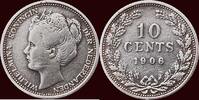 Koninkrijk der Nederlanden 10 Cents NEDERLAND (NETHERLANDS, KINGDOM) - WILHELMINA, 1890-1948 - -
