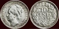 Koninkrijk der Nederlanden 10 Cents NEDERLAND (NETHERLANDS, KINGDOM) - WILHELMINA, 1890-1948 - -