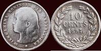 Koninkrijk der Nederlanden 10 Cents NEDERLAND (NETHERLANDS, KINGDOM) - WILHELMINA, 1890-1948 - -