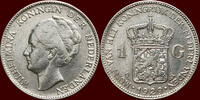 Koninkrijk der Nederlanden 1 Gulden NEDERLAND (NETHERLANDS, KINGDOM) - WILHELMINA, 1890-1948 - -