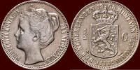 Koninkrijk der Nederlanden ½ Gulden NEDERLAND (NETHERLANDS, KINGDOM) - WILHELMINA, 1890-1948 - -