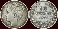 Koninkrijk der Nederlanden 10 Cents NEDERLAND (NETHERLANDS, KINGDOM) - WILHELMINA, 1890-1948 - -