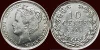 Koninkrijk der Nederlanden 10 Cents NEDERLAND (NETHERLANDS, KINGDOM) - WILHELMINA, 1890-1948 - -