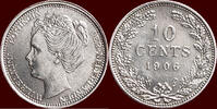 Koninkrijk der Nederlanden 10 Cents NEDERLAND (NETHERLANDS, KINGDOM) - WILHELMINA, 1890-1948 - -