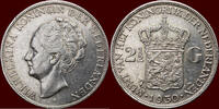 Koninkrijk der Nederlanden 2 ½ Gulden NEDERLAND (NETHERLANDS, KINGDOM) - WILHELMINA, 1890-1948 - -