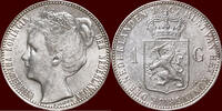 Koninkrijk der Nederlanden 1 Gulden NEDERLAND (NETHERLANDS, KINGDOM) - WILHELMINA, 1890-1948 - -
