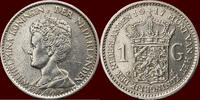 Koninkrijk der Nederlanden 1 Gulden NEDERLAND (NETHERLANDS, KINGDOM) - WILHELMINA, 1890-1948 - -