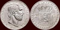 Koninkrijk der Nederlanden 2 ½ Gulden NEDERLAND (NETHERLANDS, KINGDOM) - WILLEM III, 1849-1890 - -